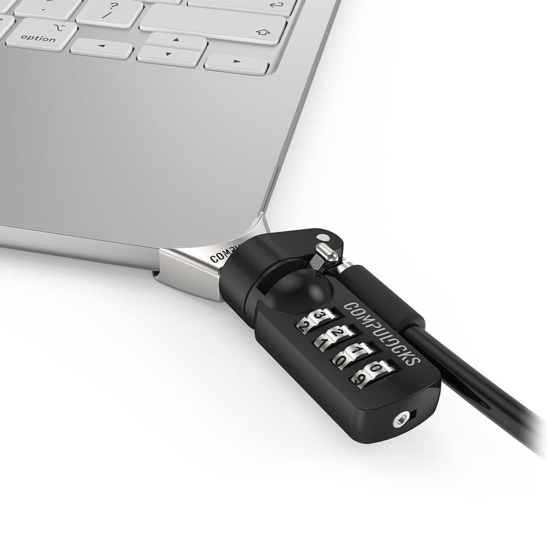 Compulocks Ledge Adapter for MacBook Neo with Combination Cable Lock (Corner Lock) - image 2