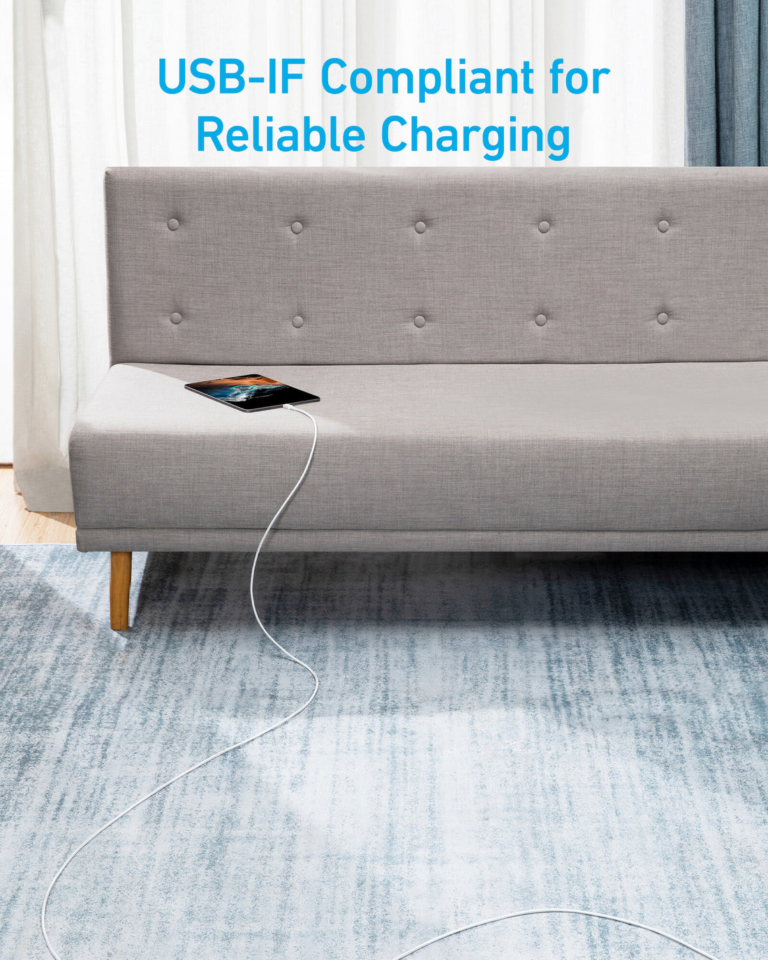 Anker A81F7G21 USB cable 3 m USB C 60 W White - image 3
