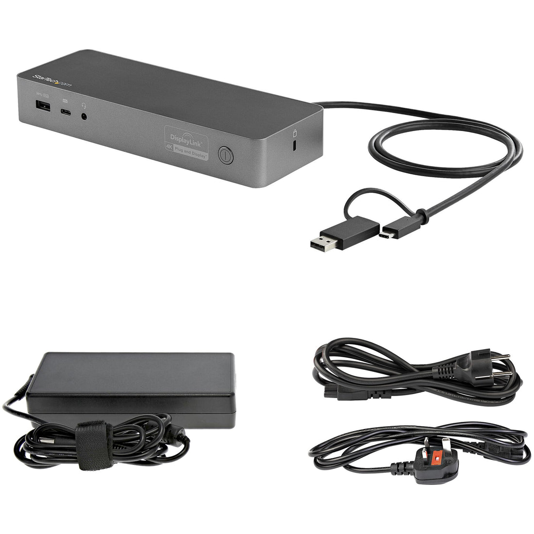 StarTech.com Universal Laptop Docking Station, Hybrid USB-C & USB-A Dock, Dual 4K DP & HDMI, 100W PD, Mac - image 10