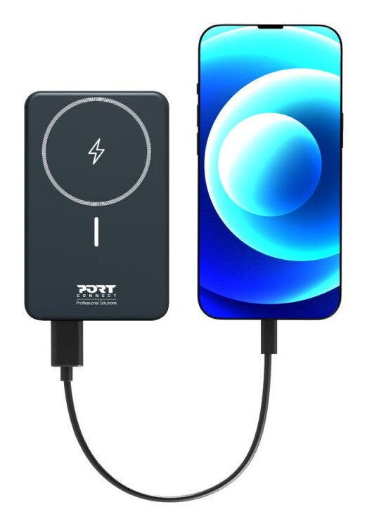 Port Designs 907005 power bank Lithium Polymer (LiPo) 10000 mAh Wireless charging Black - image 9