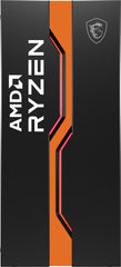 MSI MAG VAMPIRIC 011C Mid Tower Gaming Computer Case 'Black AMD RYZEN Edition, 1x 120mm RGB Fan, RGB Front Panel, Tempered Glass Panel, ATX, mATX, mini-ITX'
