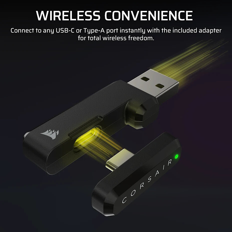 Corsair HS35 v3 Headset Wireless Head-band Gaming Bluetooth Black - image 5