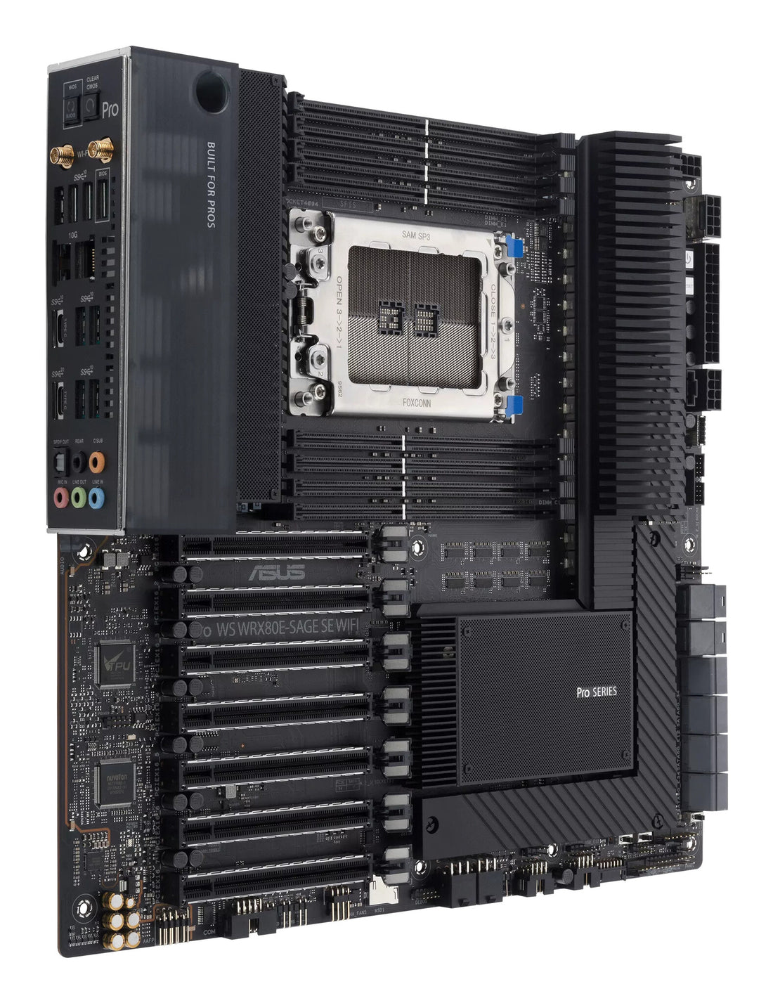 ASUS Pro WS WRX80E-SAGE SE WIFI AMD WRX80 Socket SP3 Extended ATX - image 3