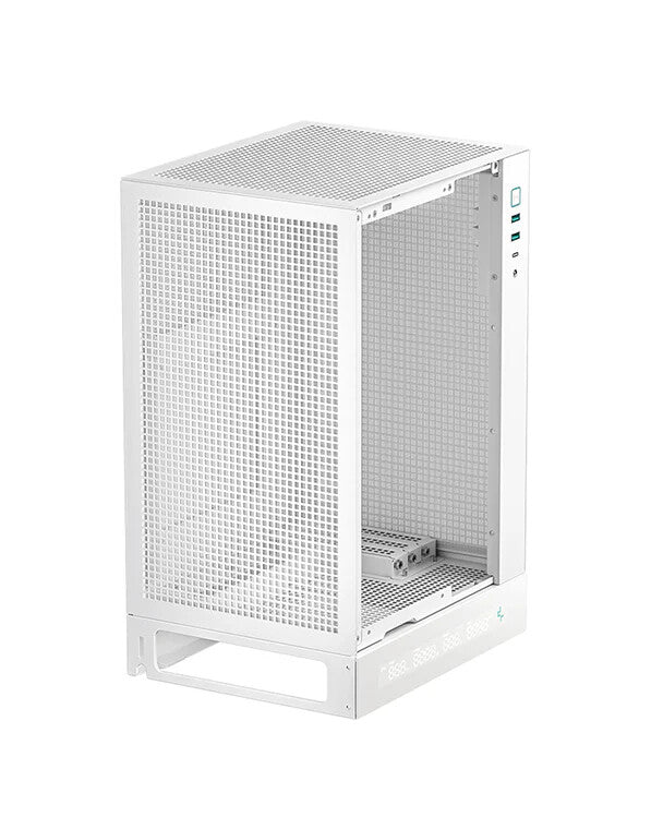 Deepcool CH170 Digital White Mini-ITX Case - White