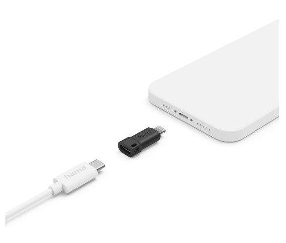 Hama 00201734 lightning cable Black