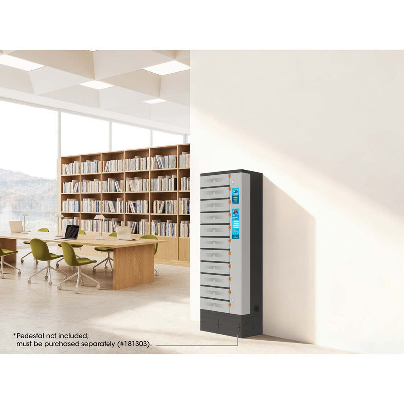 Manhattan Kiosk Laptop Charging Cabinet USB-C 65W 11-bay (individual compartment - PIN locked), Suitable for - image 7