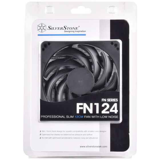 Silverstone SST-FN124B computer cooling system Fan 12 cm Black
