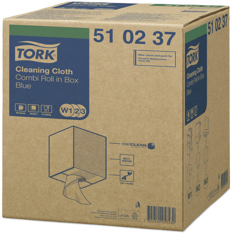 Tork 510237 cleaning cloth Paper Blue - image 3