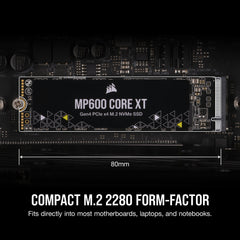 Corsair MP600 CORE XT 1 TB M.2 PCI Express 4.0 NVMe QLC 3D NAND