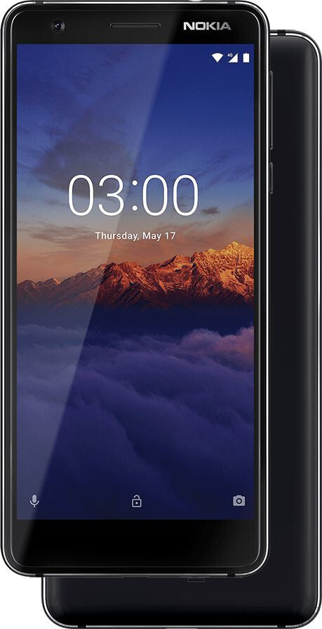 Nokia 3/1 13.2 cm (5.2") Android 8.0 4G Micro-USB 2 GB 16 GB 2990 mAh Black