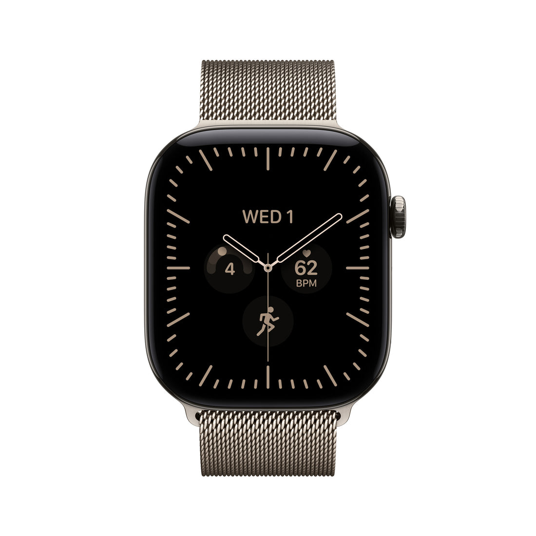 Apple Watch Series 12 GPS + Cellular 42mm Natural Titanium Case with Natural Milanese Loop - image 2