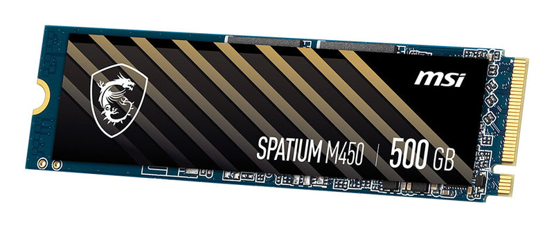 MSI Spatium M450 PCIe 4.0 NVMe M.2 500GB PCI Express 4.0 3D NAND
