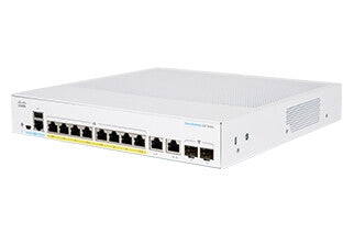Cisco CBS350-8P-E-2G Managed L2/L3 Gigabit Ethernet (10/100/1000) Silver