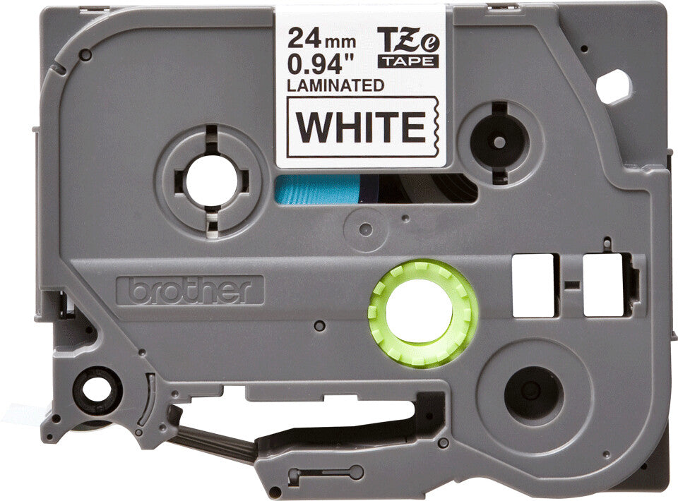 Brother TZE-251 label-making tape Black on white - image 2