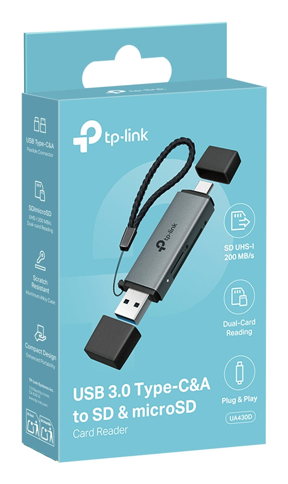 TP-Link UA430D card reader USB 3.1 Black