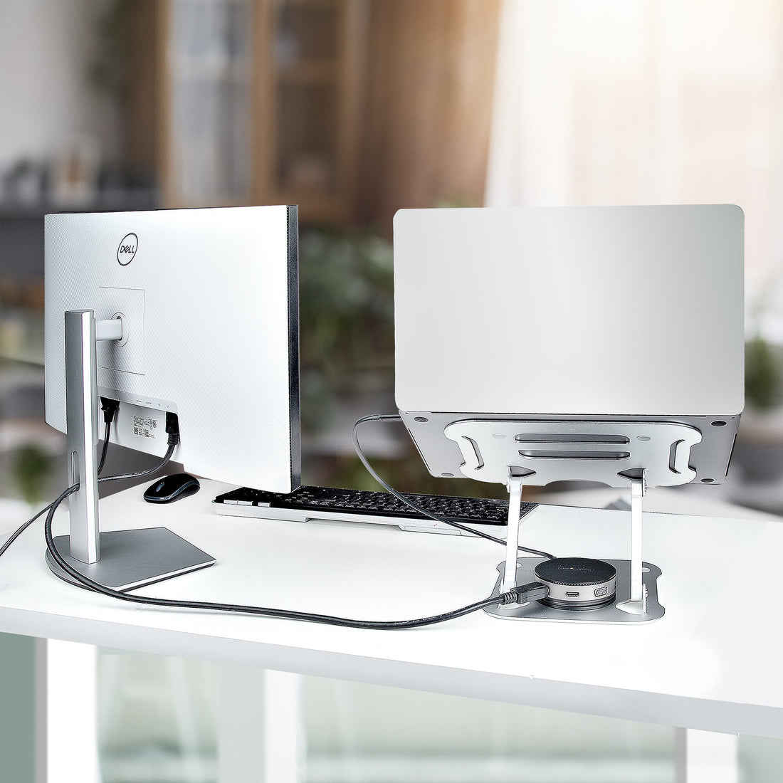 StarTech.com Laptop Stand for Desk, Ergonomic Laptop Stand Adjustable Height, Aluminum, Portable, Supports up - image 11