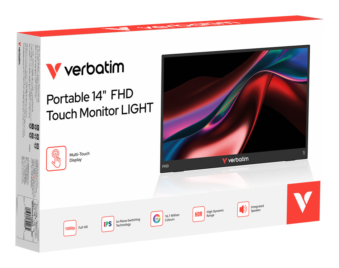 Verbatim Portable 14" FHD Touch Monitor - image 6