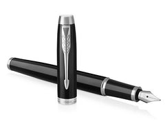 Parker IM fountain pen Cartridge filling system Black, Chrome 1 pc(s)