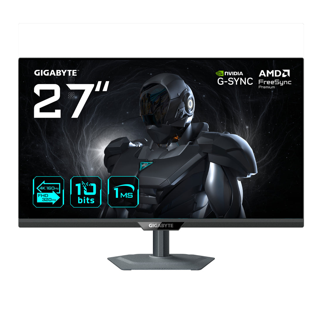 GIGABYTE G27UP 27” 4K UHD Gaming Monitor - Dual Mode (4K 160Hz or FHD 320Hz)