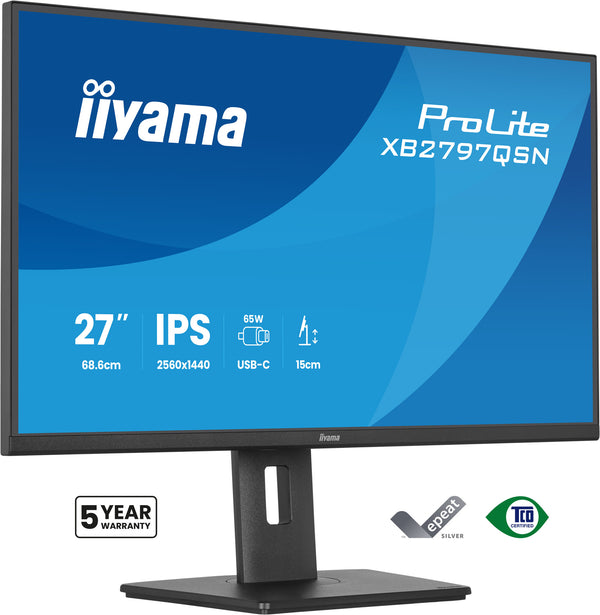 iiyama ProLite 27" QHD Monitor (XB2797QSN-B1)