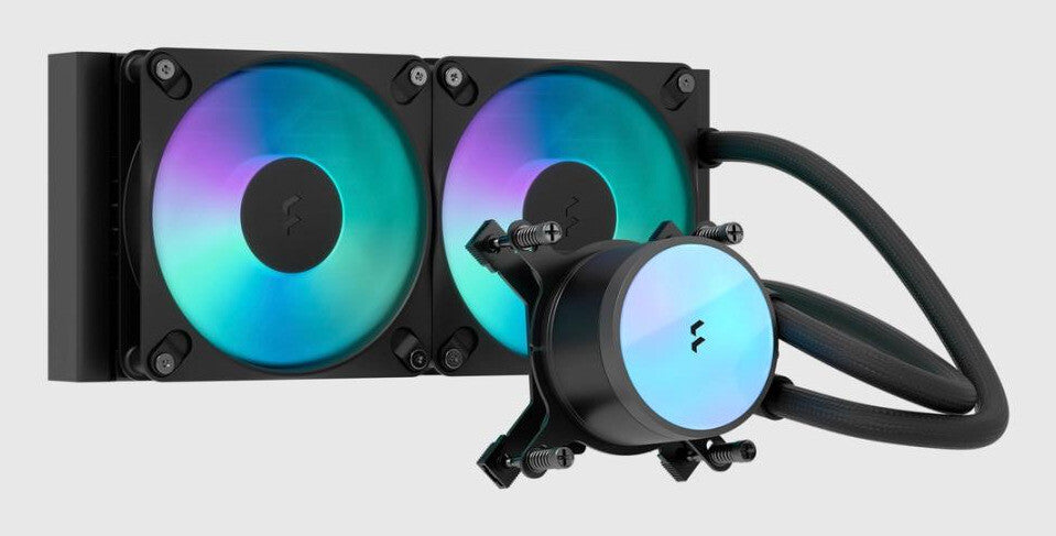 Fractal Design Radius 240 RGB Black Processor All-in-one liquid cooler 12 cm