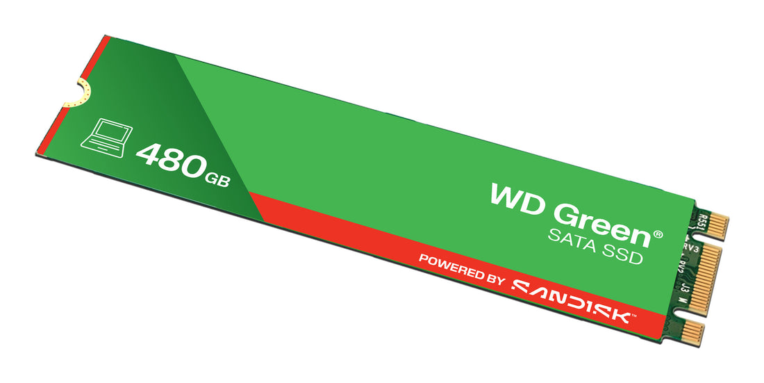 Western Digital Green WD SATA SSD M.2 2280 POWERED BY SANDISK 480 GB - image 2