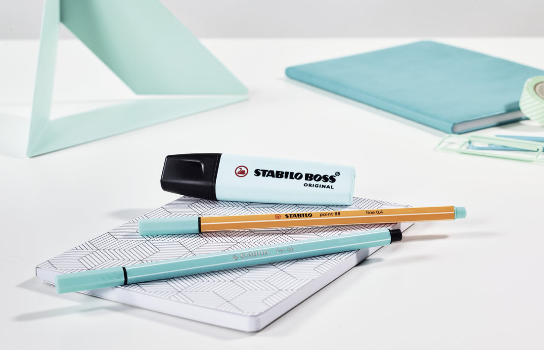 STABILO Boss Original Pastel marker 6 Chisel tip Lilac, Mint, Peach, Pink, Turquoise, Yellow - image 9