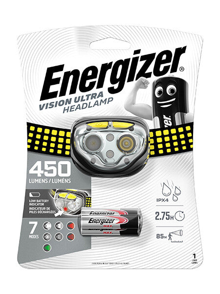 Energizer Vision Ultra Grey Headband flashlight LED - image 2