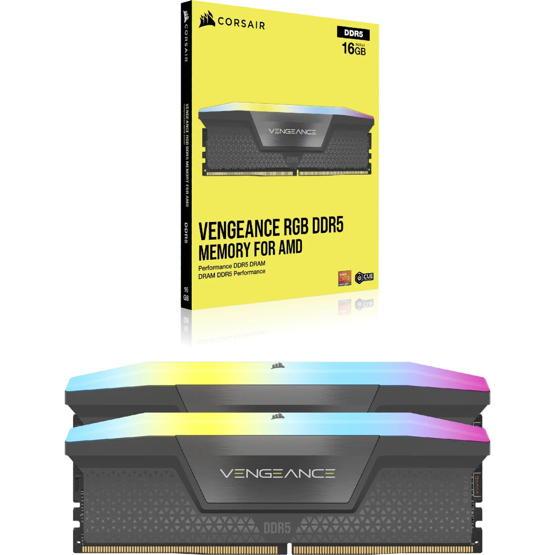 Corsair Vengeance RGB CMH32GX5M2B6000Z38 memory module 32 GB 2 x 16 GB DDR5 6000 MT/s 288-pin DIMM - image 5