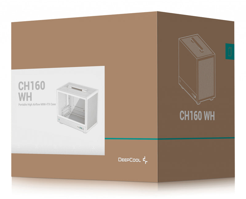 DeepCool CH160 WH Small Form Factor (SFF) White