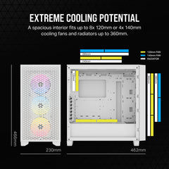 Corsair CC-9011256-WW computer case Midi Tower White