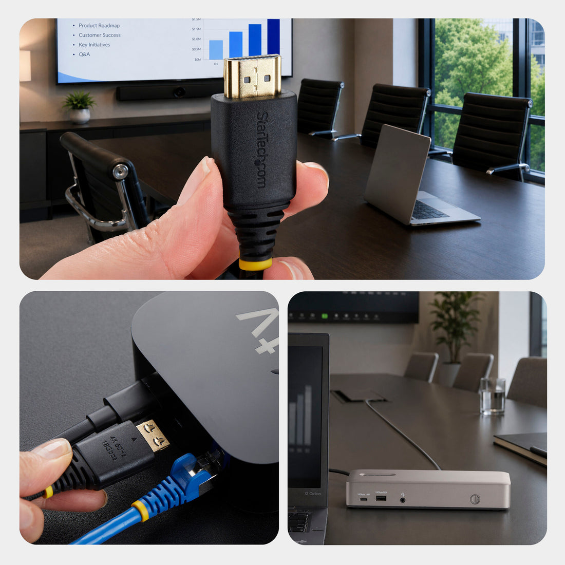 StarTech.com 2m (6ft) High Speed HDMI Cable with Gripping Connector, Ultra Flexible HDMI Cable, 4K 60Hz/1440p - image 3