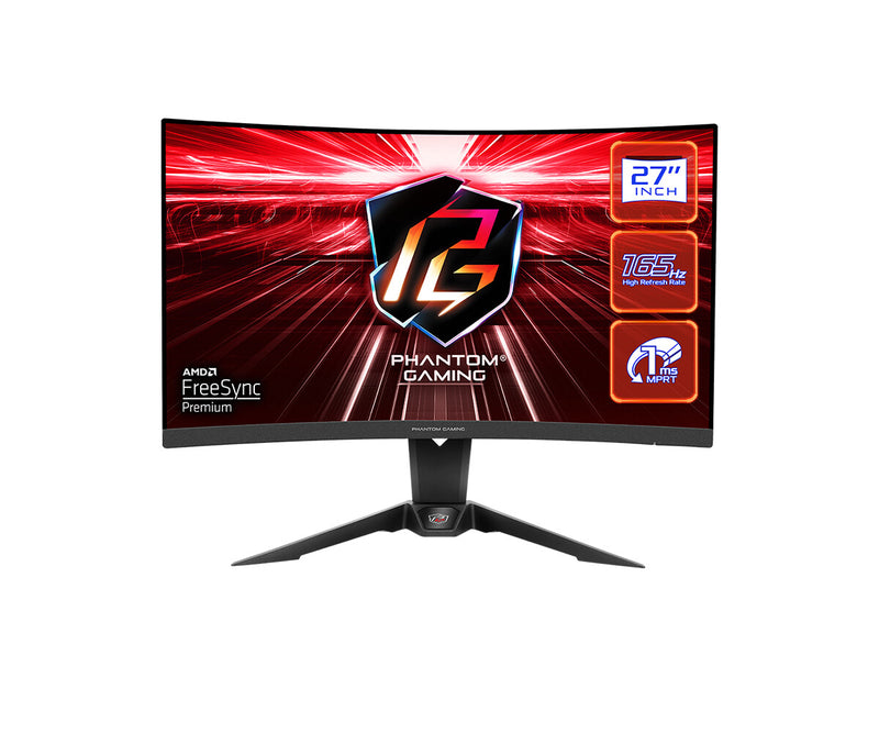 Asrock 27" QHD 165Hz Curved Gaming Monitor (PG27Q15R2A)