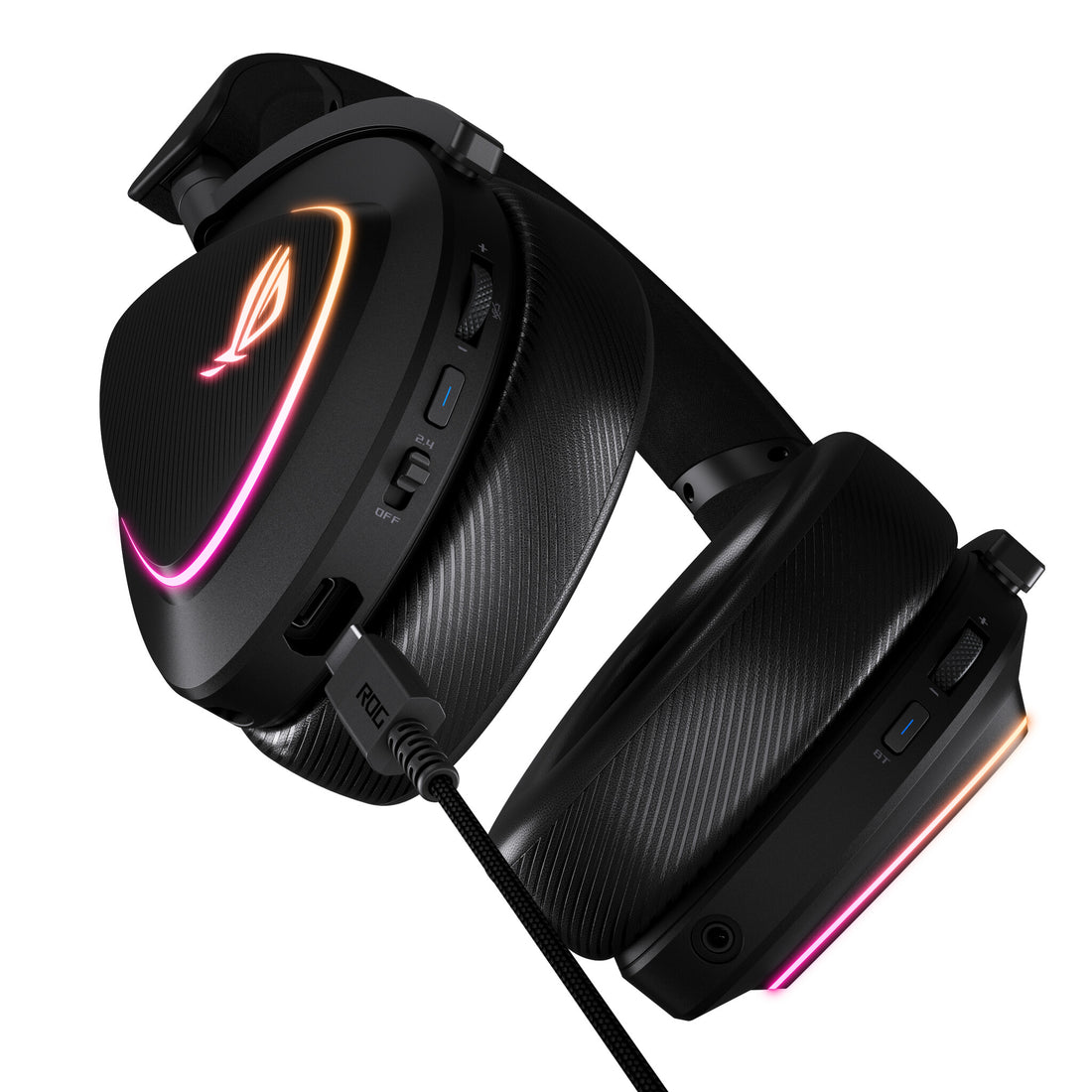 ASUS ROG DELTA II Headset Wired & Wireless Head-band Gaming USB Type-C Bluetooth Black - image 6