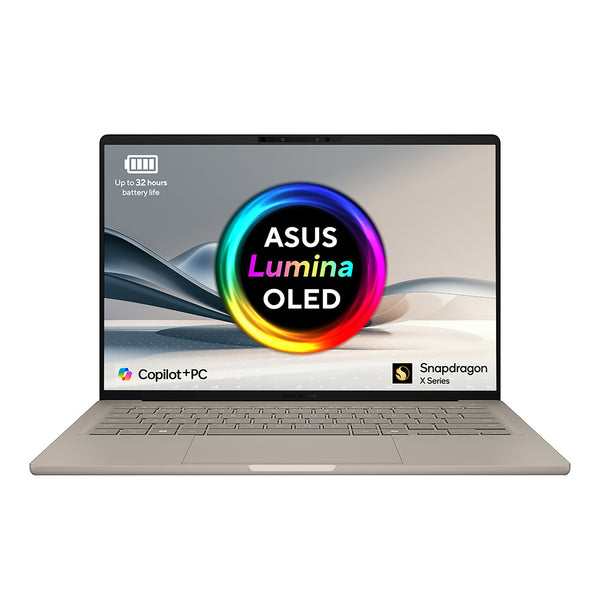 ASUS Zenbook A14 14" Laptop (90NB1501-M00AX0) - Snapdragon X1, 16GB RAM, 1TB SSD, Windows 11 Home