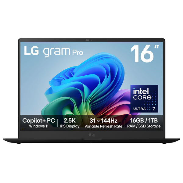 LG Gram Pro Hybrid AI Copilot+ 16" Laptop (16Z90TS-G.AU79A1) - Intel Core Ultra 7 256V, 16GB RAM, 1TB SSD, Windows 11 Home