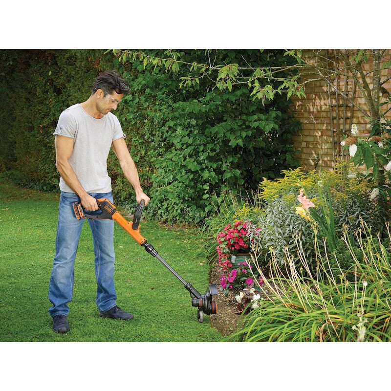 Black & Decker STC1820PCB-XJ brush cutter/string trimmer 28 cm Battery Black, Orange