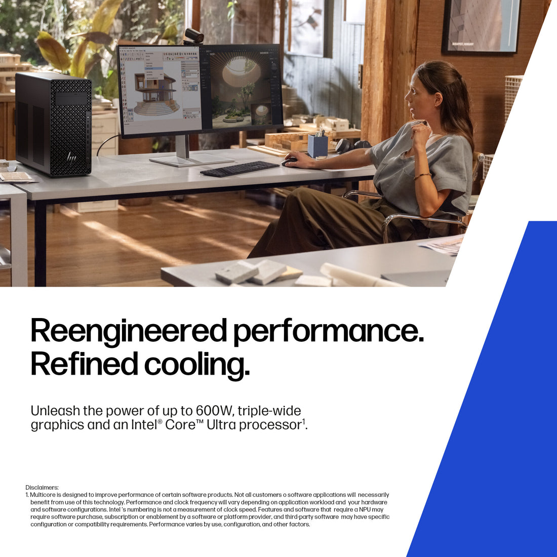 HP E66PLEA PC/workstation 265 32 GB DDR5-SDRAM 1 TB SSD Windows 11 Pro Tower AI Workstation, AI PC Black - image 4