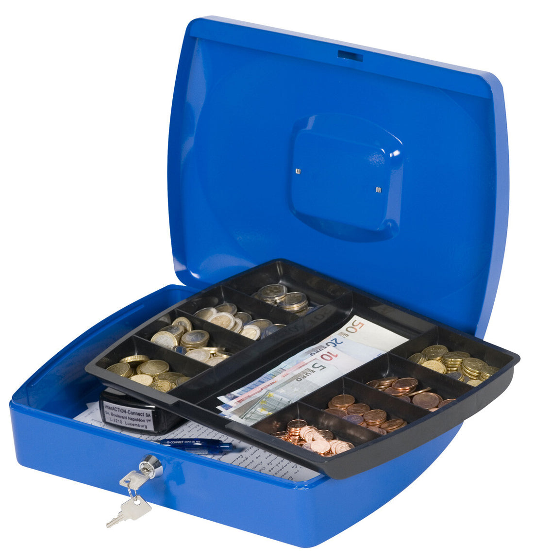 Q-CONNECT KF02625 money box Blue - image 2