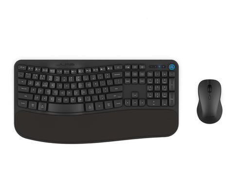 JLab Flow Mouse & Bundle keyboard Mouse included Universal RF Wireless + Bluetooth Black