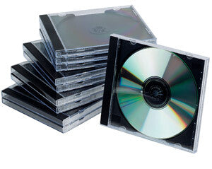 Q-CONNECT KF02209 storage media case Floppy disk case Black, Transparent
