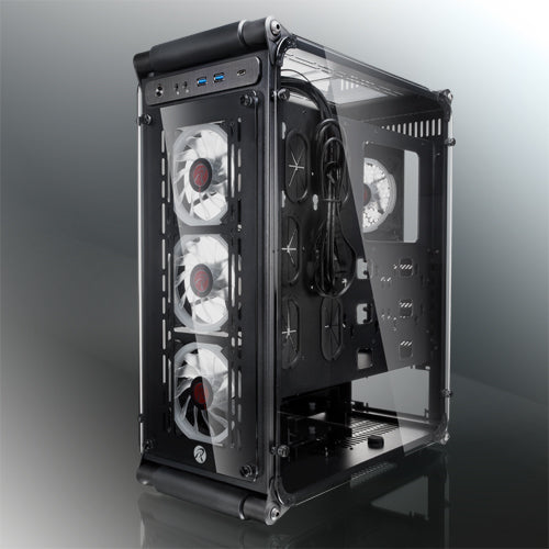 RAIJINTEK COEUS EVO TC Midi Tower Black, Transparent