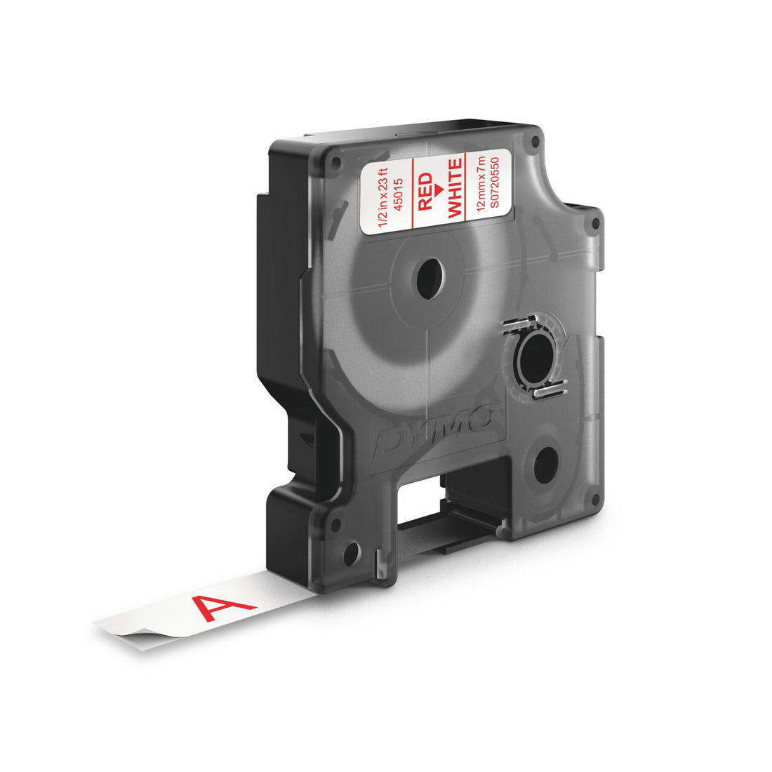 DYMO Authentic D1 Labels | Red Print on White Tape | 12 mm x 7 m | Self-Adhesive Labels for LabelManager Label - image 2