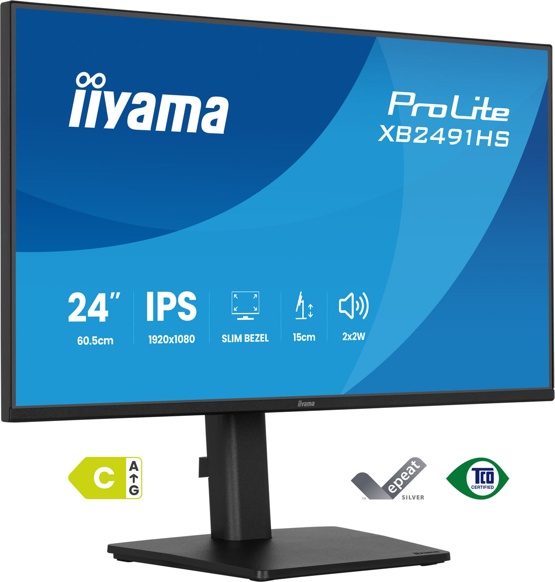iiyama ProLite XB2491HS-B1 23.8" Full HD 120Hz Computer Monitor