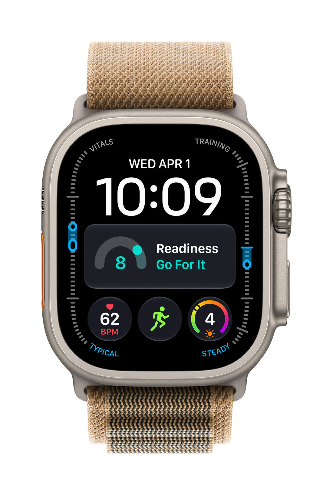 Apple Watch Ultra 4 GPS + Cellular 49mm Natural Titanium Case with Desert Alpine Loop - L - image 2