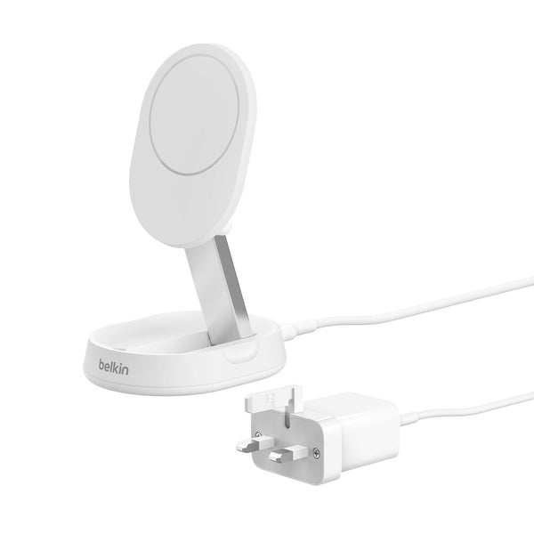 Belkin WIA008MYWH mobile device charger Headphones, Smartphone White AC Wireless charging Fast charging Indoor