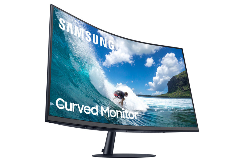 Samsung C24T550FDU LED display 59.9 cm (23.6") 1920 x 1080 pixels Full HD Grey
