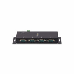 StarTech.com 4-Port Serial to Ethernet Adapter, IP Serial Device Server For Remote RS232 Devices, Wall/DIN Rail Mountable, Metal Housing, RJ45 LAN to DB9 Serial Converter
