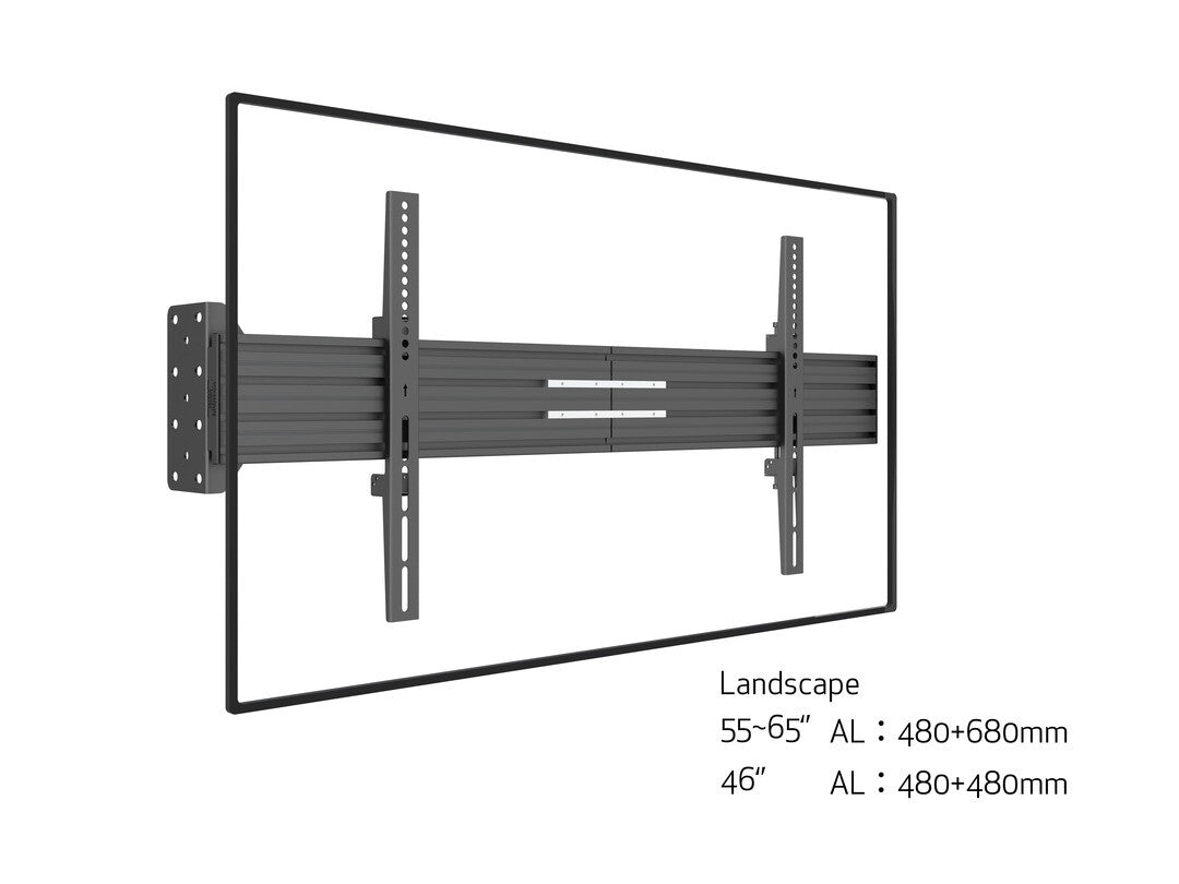 Multibrackets M Pro Series - Single display plate from wall - image 8