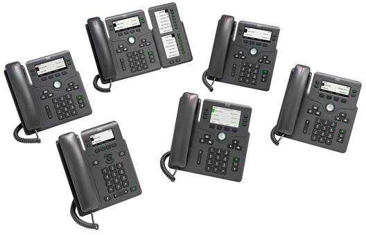 Cisco 6861 IP phone Black 4 lines LCD Wi-Fi | Back to the Office